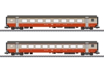 Märklin 42191 - H0 - 2-tlg. Set Personenwagen Swiss Express, SBB/CFF/FFS, Ep. IV